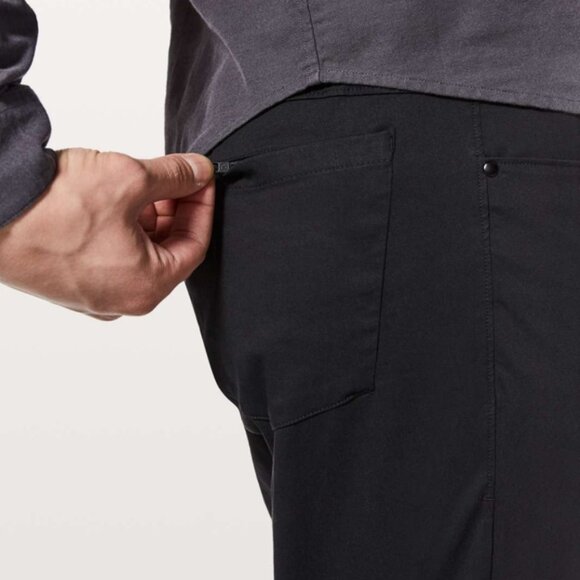 Lululemon ABC Pant Slim *Swift Cotton 32" Black - Picture 4 of 10